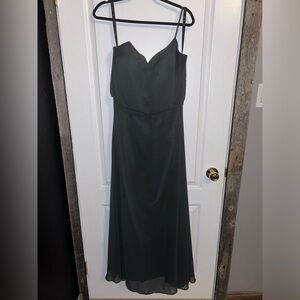 Grey bridesmaids dress